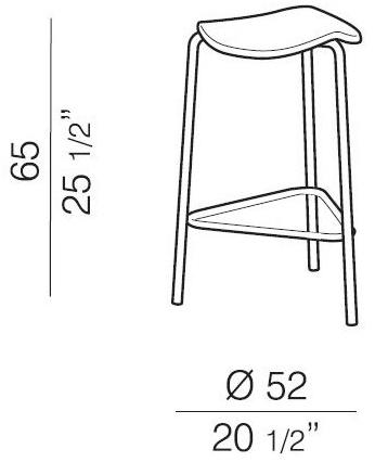 REXITE Высокий барный стул sun-id-1450047 - Вид №3