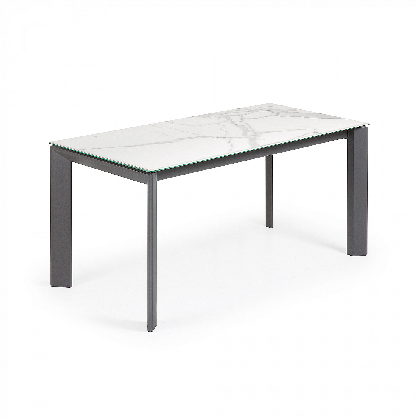 051240 Стол Atta 160 (220) x90 антрацит, керамика La Forma Axis - Вид №4