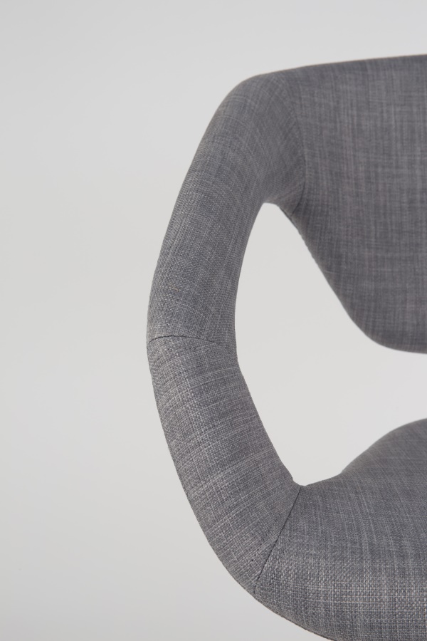 Кресло Flexback серое с бежевым основанием Zuiver 1200126 - Вид №9