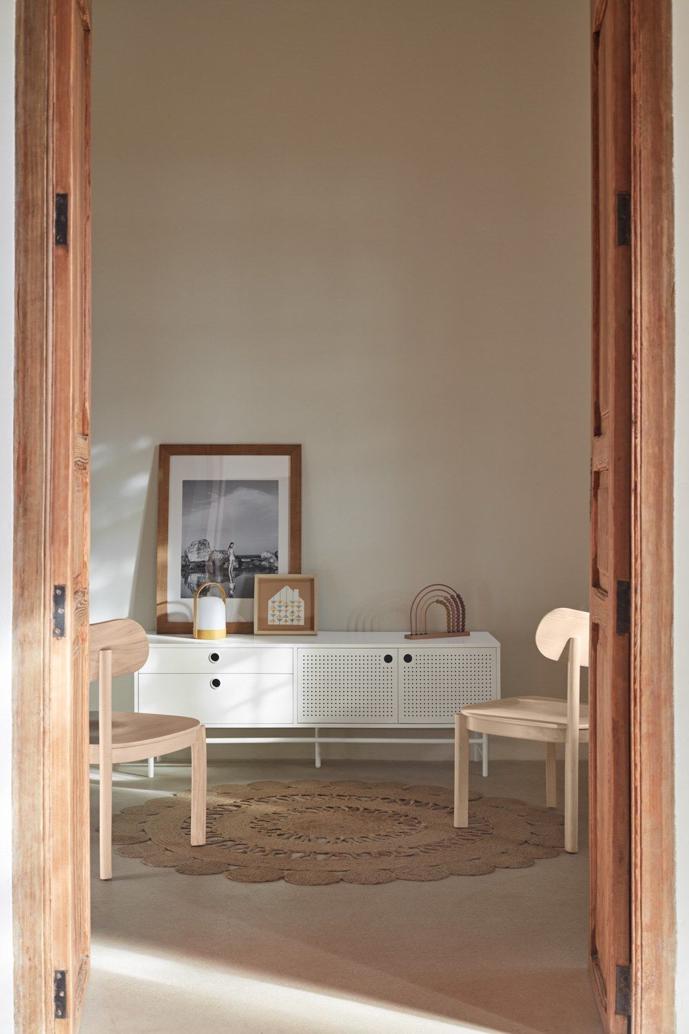 Шкаф для телевизора из МДФ с распашными дверцами и ящиками TEULAT точка ARCH-00150209 - Вид №21