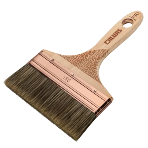 Кисть плоская для лаков и масел 150 мм DILWIS синтетическая щетина