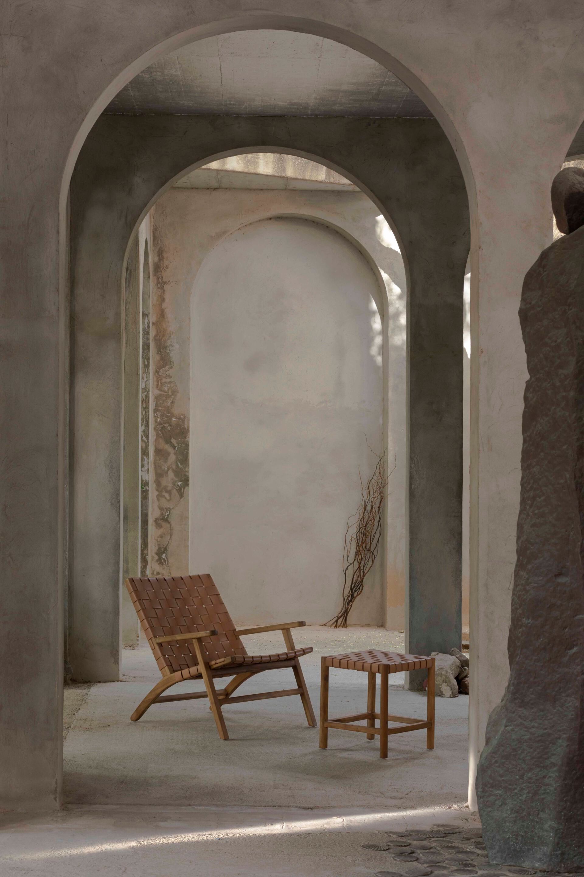 Кожаное кресло с подлокотниками Pilma Dan &amp ARCH-00010920