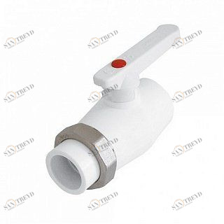 Кран шаровый KALDE D32 с разъемом белый 3242VLB320006