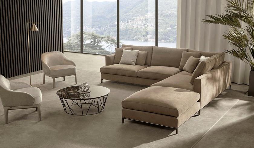 Marelli Угловой диван из нубука Loft sun-id-1402894 - Вид №3