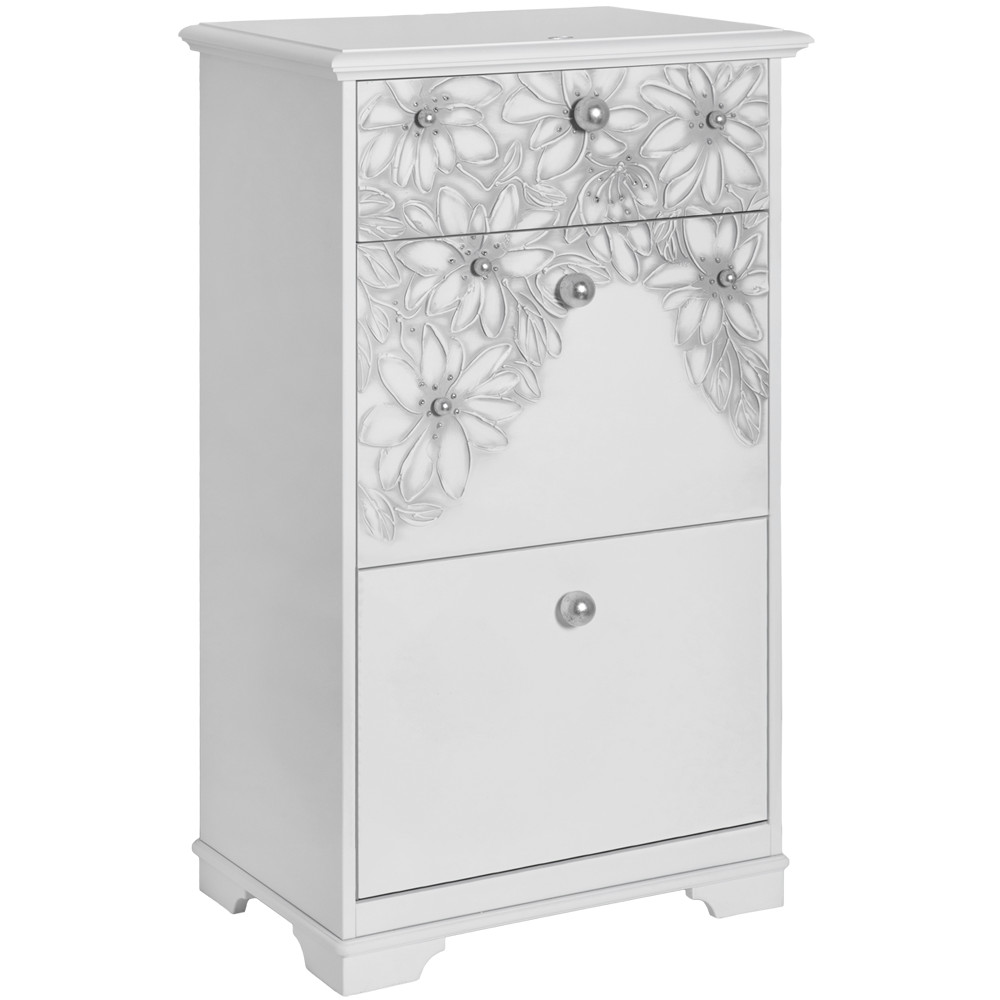 11621 Комод Терра-3 (с 3-мя ящиками) Айс Античное серебро BOGACHO 4627196590489 - Вид №2