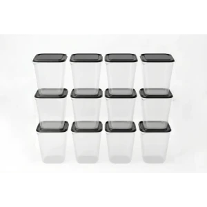Набор пищевых контейнеров Пруфа 6900 мл полипропилен прозрачный 12 шт.