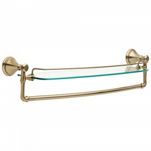 79711-CZ 24-дюймовая стеклянная полка со съемной перекладиной Delta Faucet Cassidy Шампанское бронза