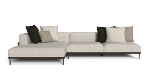 Тканевый модульный садовый диван