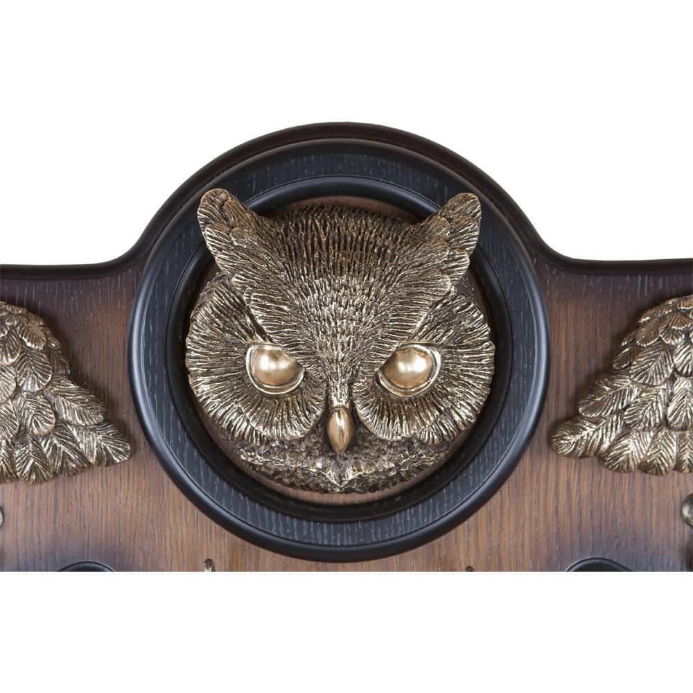 11507 Вешалка настенная Bubo Орех Бронза BOGACHO 4627138184769 - Вид №2