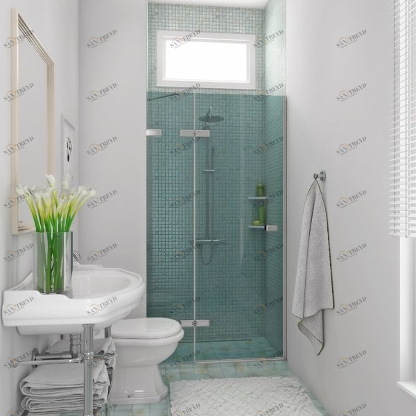 Душевая дверь в нишу 105x200 GK-862A стекло прозрачное 6 мм GUTEWETTER TREND DOOR 105X200GK862A