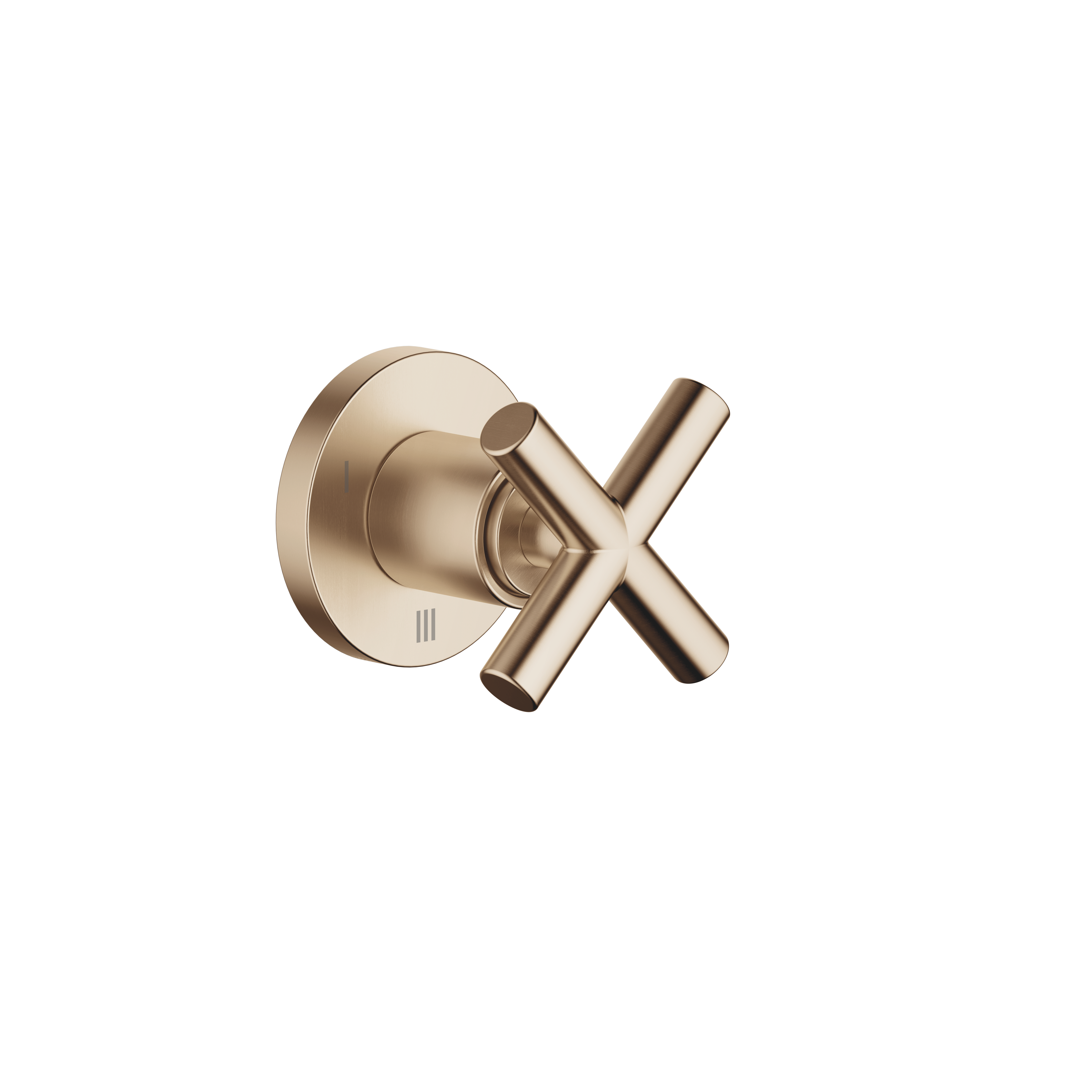 TARA Скрытый трехходовой переключатель - Brushed Champagne (22-каратное золото) DornBracht 36210892-46