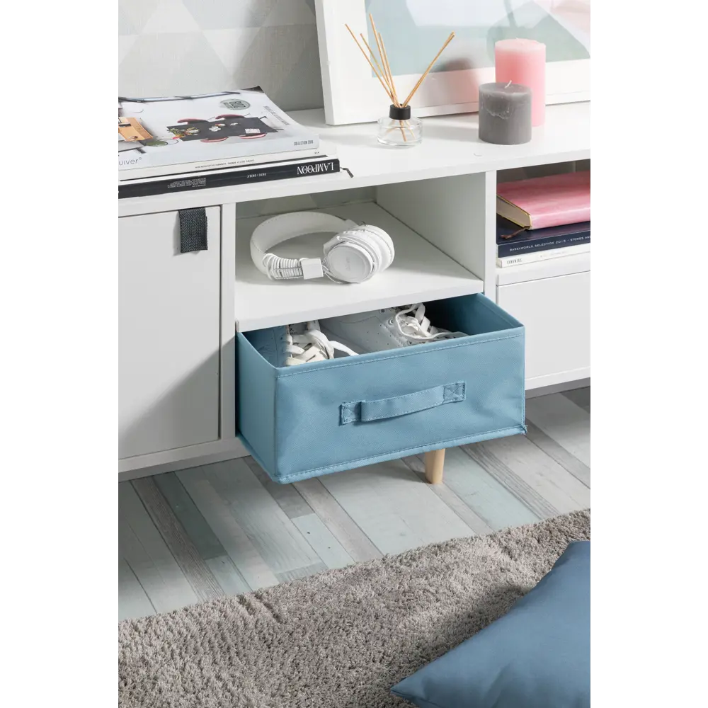 Короб Spaceo Fjord 15x31x31 см 14.4 л полиэстер цвет голубой Kub STLM-2148158 - Вид №2