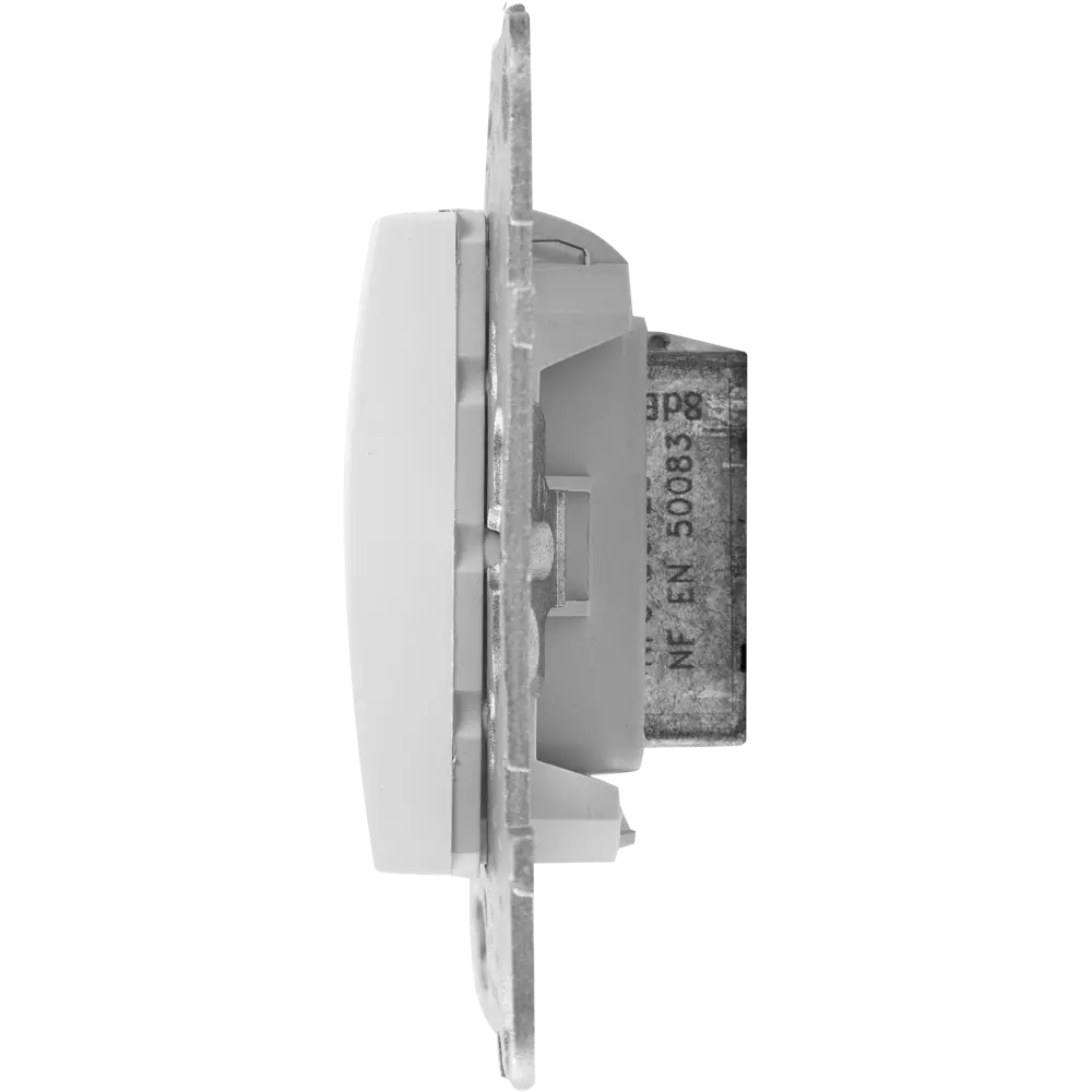 ТВ-розетка оконечная встраиваемая Systeme Electric Unica шлейф, цвет белый STLM-2078604 - Вид №4