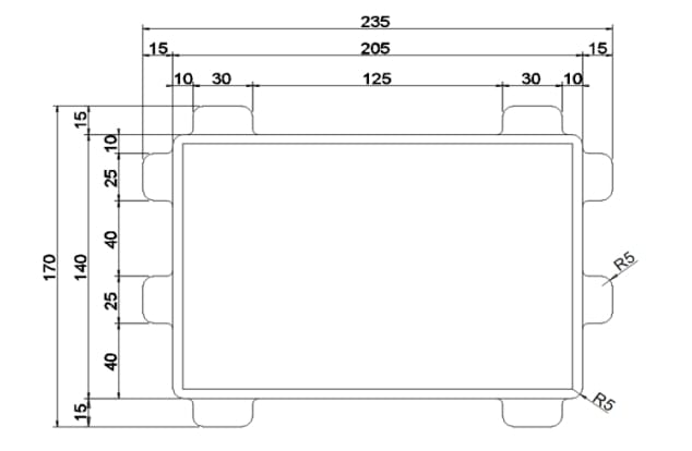 Бетонный дренажный напольный пол Gallotta дренажные ARCH-00045350 - Вид №2