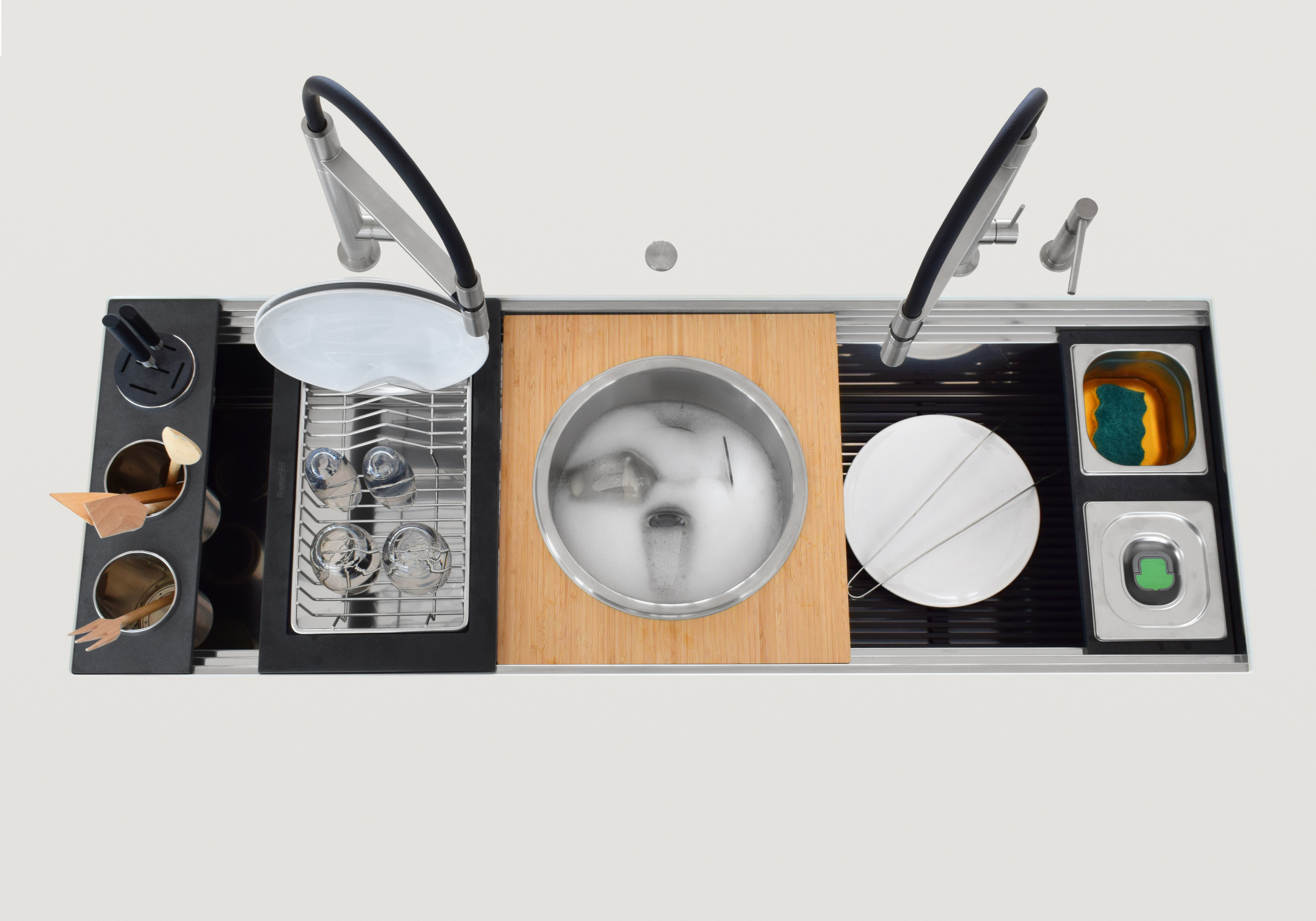 1049856 Раковина Happy Hour Gun Metal - 1049 856 Fosterspa  - Вид №5