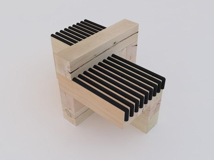 CRAFTWAND Скамейка для инфопункта из бука Craftwand® sun-id-1502575 - Вид №2