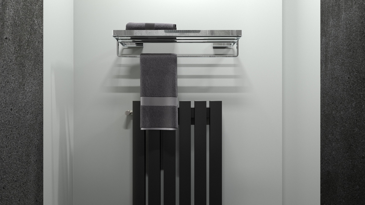 838160A Полка для полотенец со штангой 60 cm ARTWELLE Regen - Вид №2