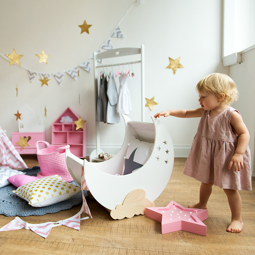 Вешалка-плечики детская розовая с сердечком VAMVIGVAM  282113 Розовый Santreyd  - Вид №3