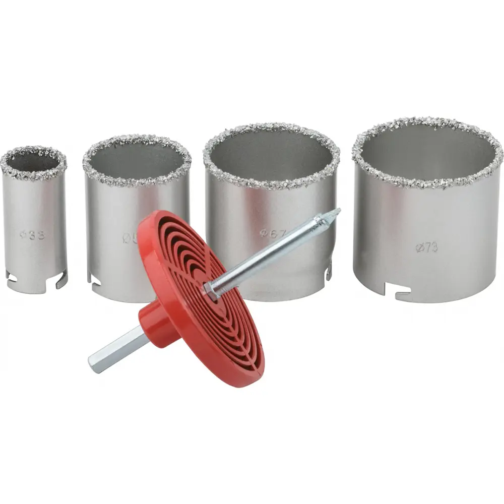 Набор коронок по кафелю Fit 16499 33-73 мм 4 шт STLM-2173853