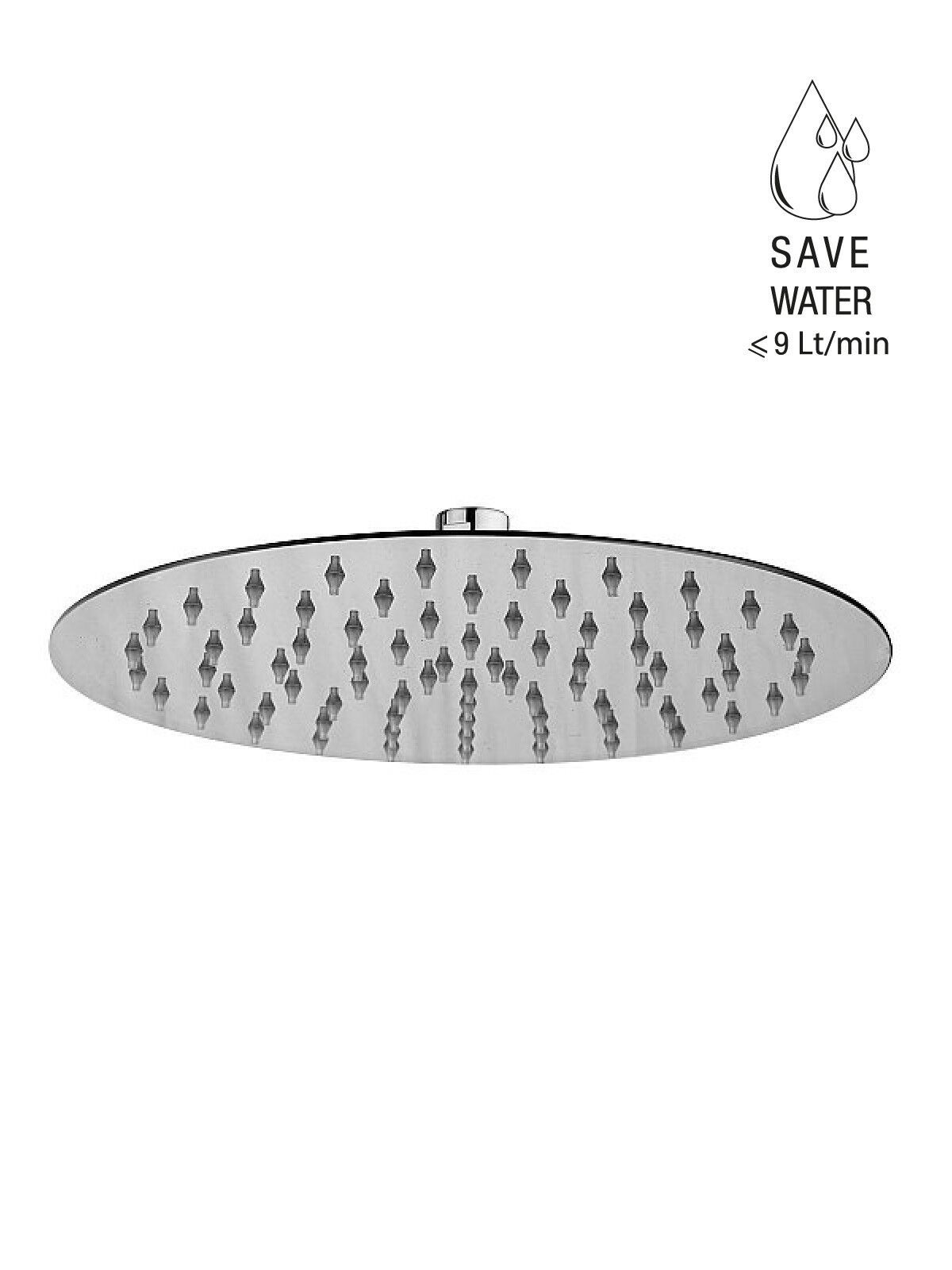 Квадратная насадка для душа из нержавеющей стали с системой защиты от накипи Rubinetterie Frattini ARCH-00084733 - Вид №1