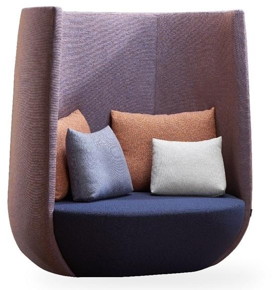 ROSSIN Диван из ткани с высокой спинкой Nido sun-id-1451883 - Вид №1