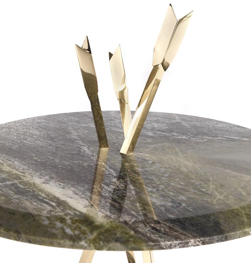 ETRO Home Interiors Круглый журнальный столик из мрамора  E.sag.232.a  - Вид №2