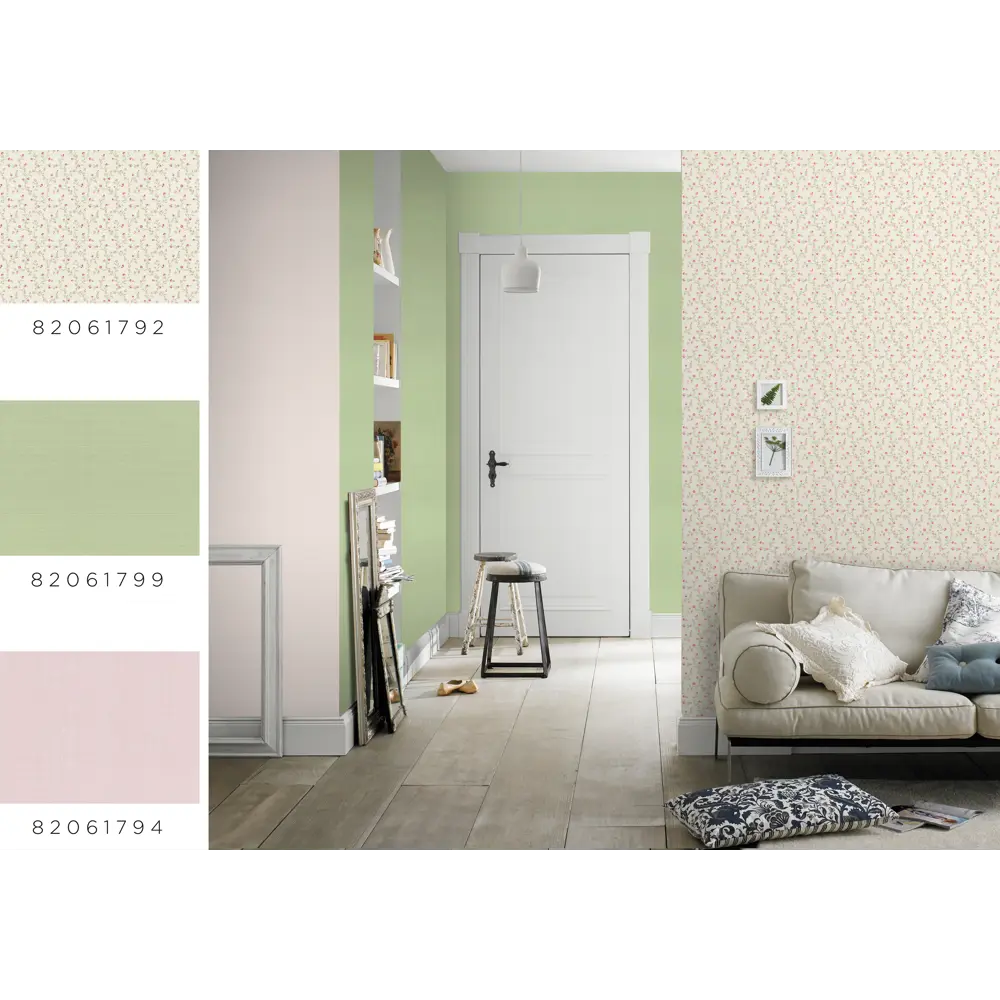 Обои флизелиновые Rasch Lazy Sunday бежевые 0.53 м 400908 STLM-2194461 - Вид №4