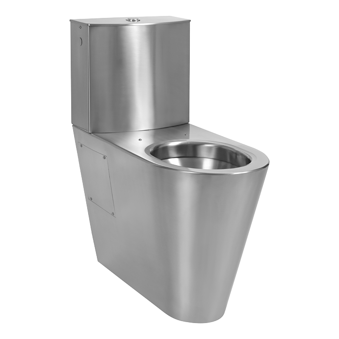94160 Нержавеющий унитаз с бачком для инвалидов SANELA 