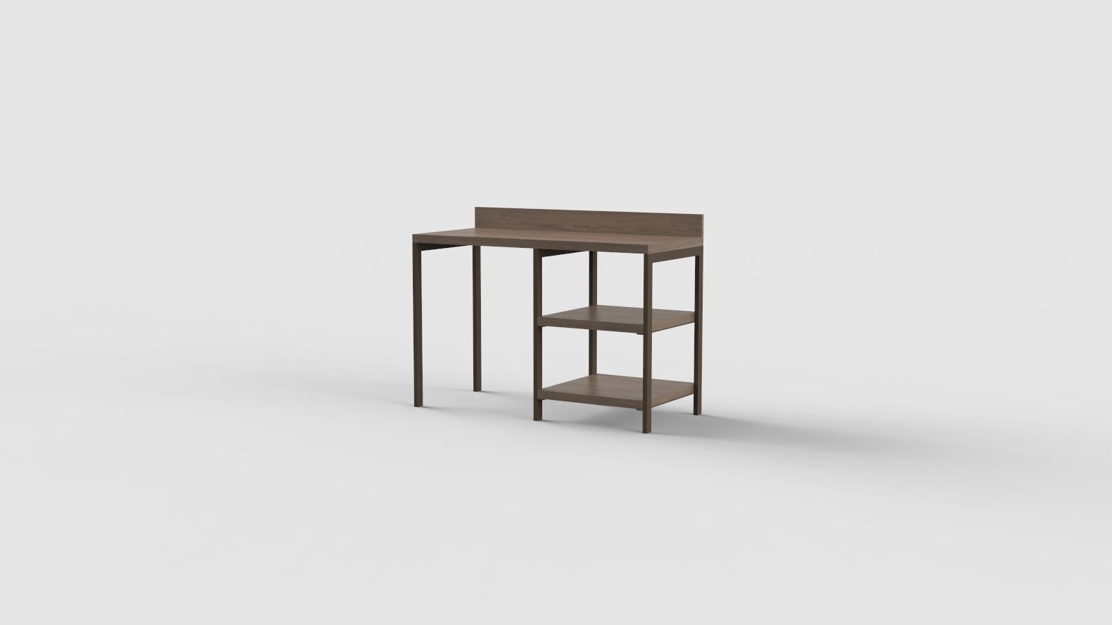 Прямоугольный стол с полками для контракта Mobilspazio ARCH-00076414 - Вид №38