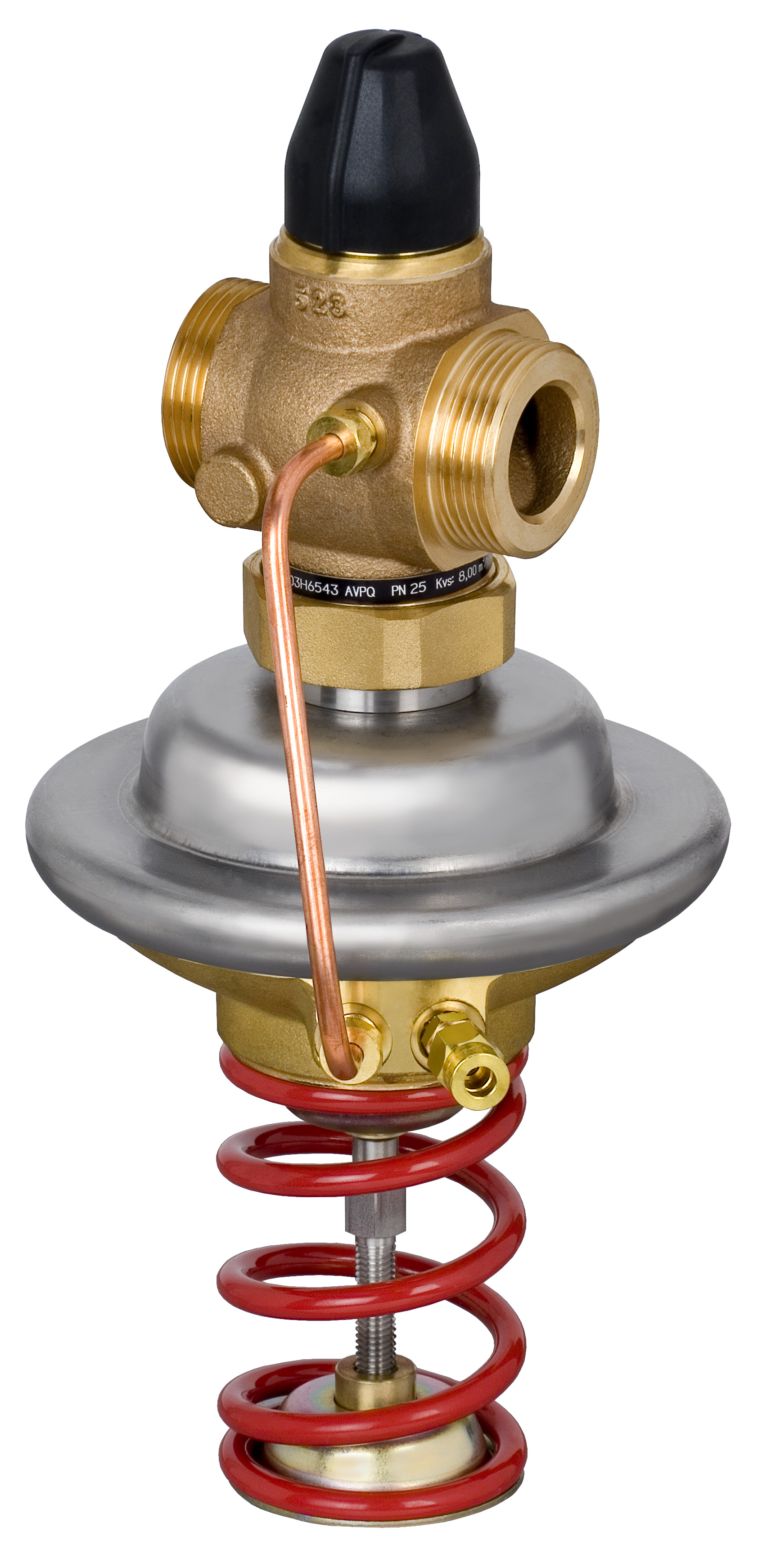 Danfoss Регулятор перепада давления AVPQ для монтажа на обратном трубопроводе РПД AVPQ PN25 40/200,3-2,0/0,2/фл/обр. 003H6567  - Вид №1