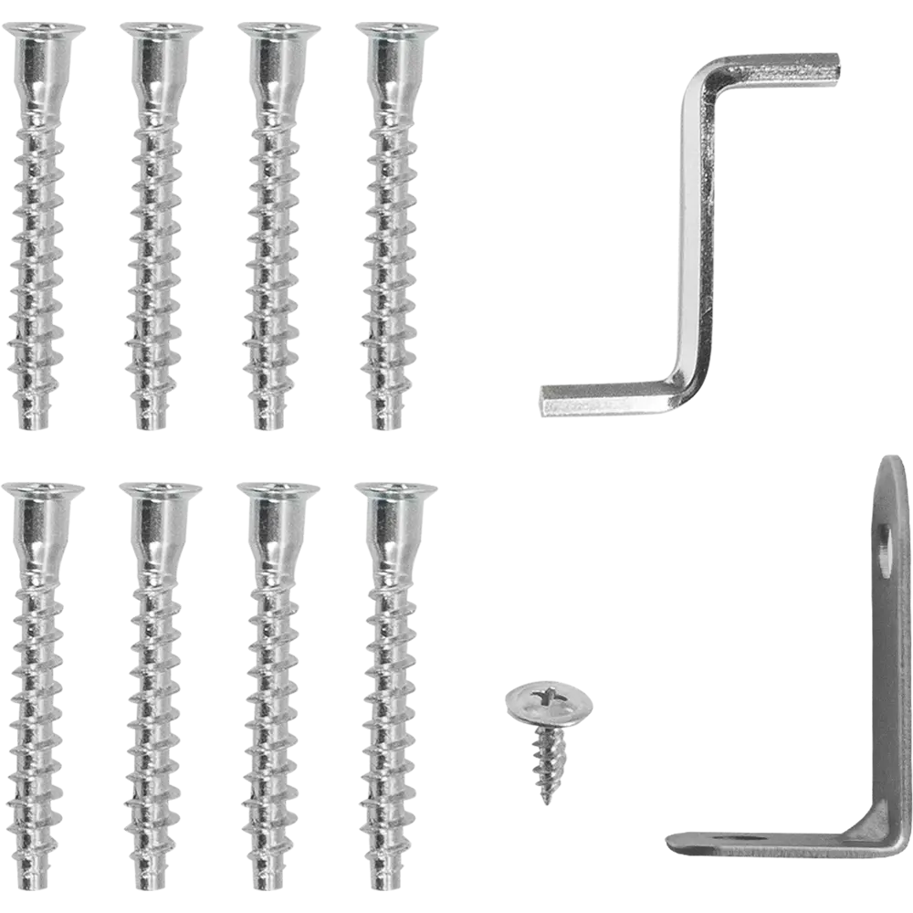 Стеллаж КУБ 1 секция 36х36х15.9 см ЛДСП цвет графит Santreyd STLM-2012411 - Вид №3