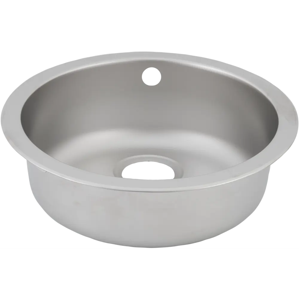Мойка ТЕКА BASICO, диаметр 45 см, глубина 15,4 см, нержавеющая сталь, цвет серебристый Teka STLM-2146799 - Вид №1