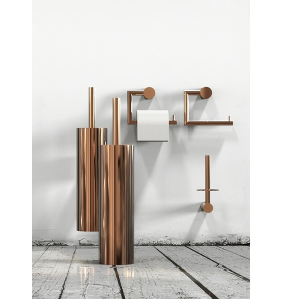 FROST Держатель туалетной бумаги 2 » медь Нержавеющая сталь Медь N1912-C  - Вид №1