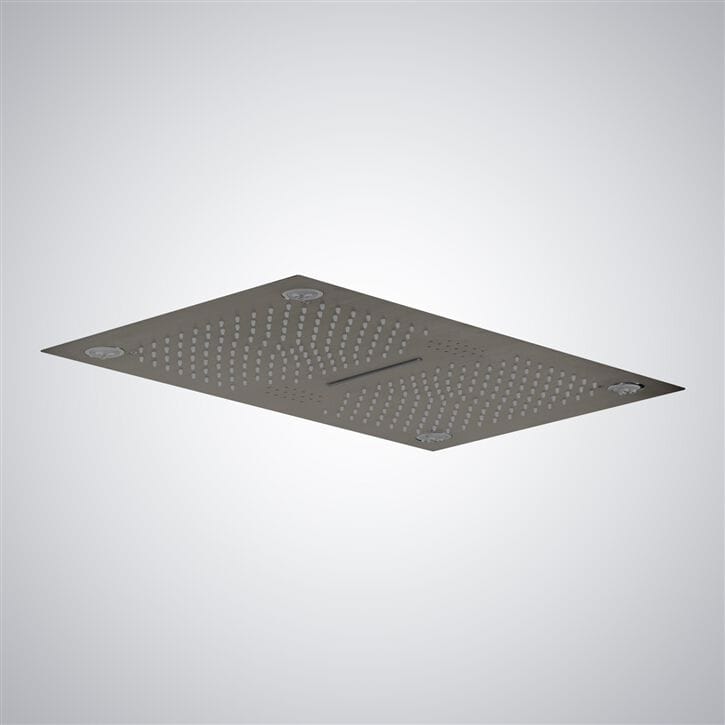 Светодиодная потолочная насадка для душа из нержавеющей стали Fontana Showers Luxe Fontaine ARCH-00029169 - Вид №17