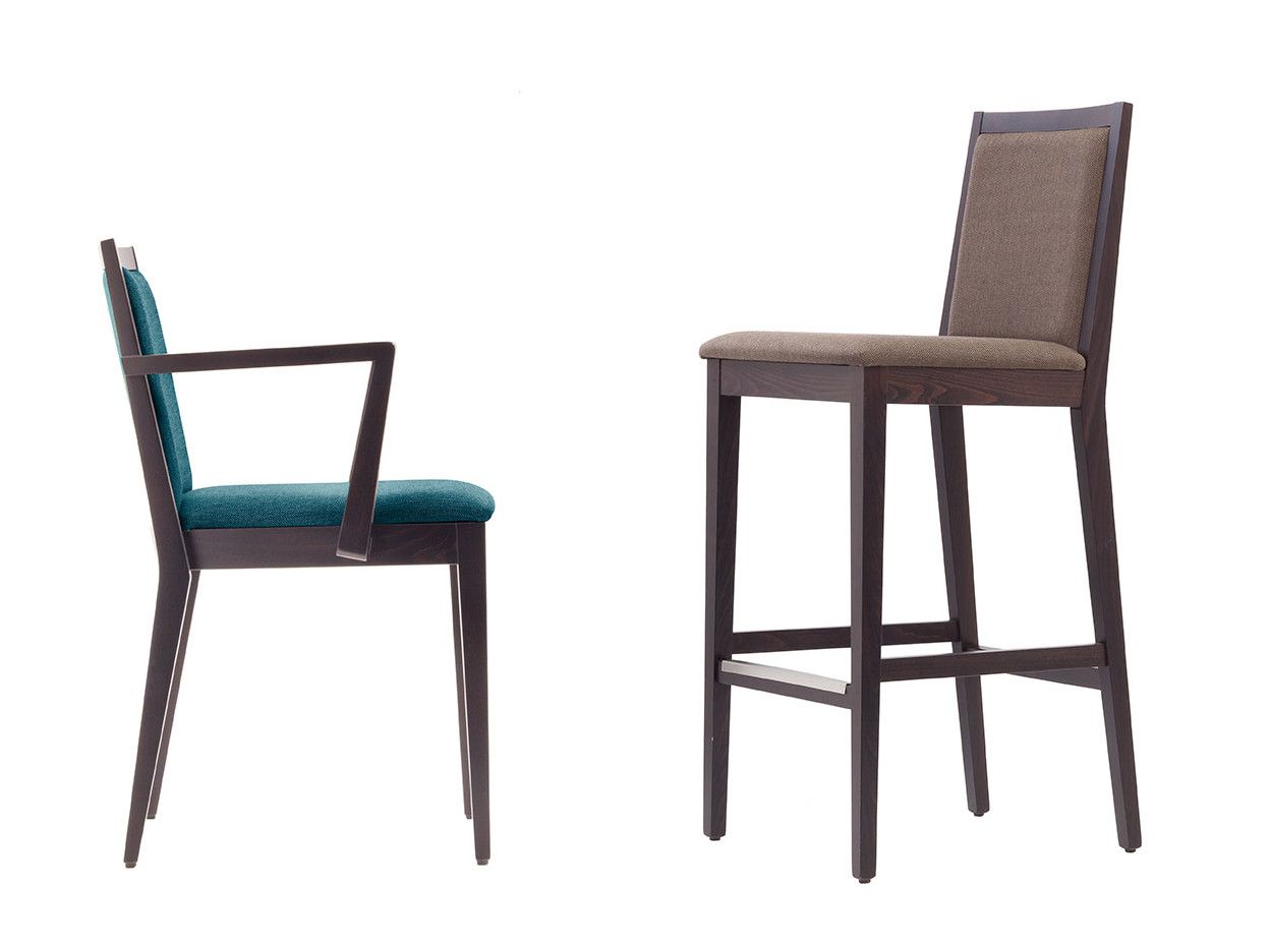 Деревянный мягкий стул с подлокотниками Sedex WEST ARCH-00067511 - Вид №2