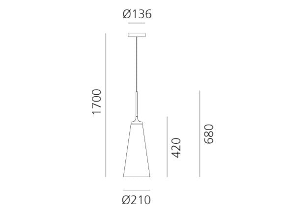 Алюминиевый светодиодный подвесной светильник Artemide Look at Me ARCH-00131395 - Вид №12