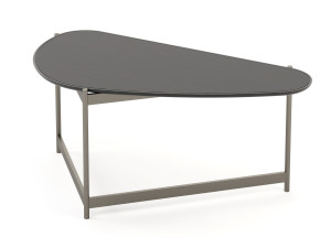 Черный угловой стол