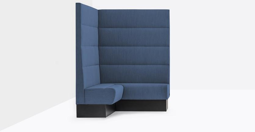 Pedrali Модульный угловой диван из ткани с высокой спинкой Modus Mda - Вид №3