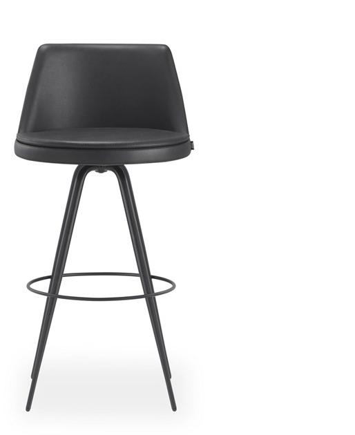 B&T Design Кожаный табурет с подставкой для ног sun-id-1401485 - Вид №1