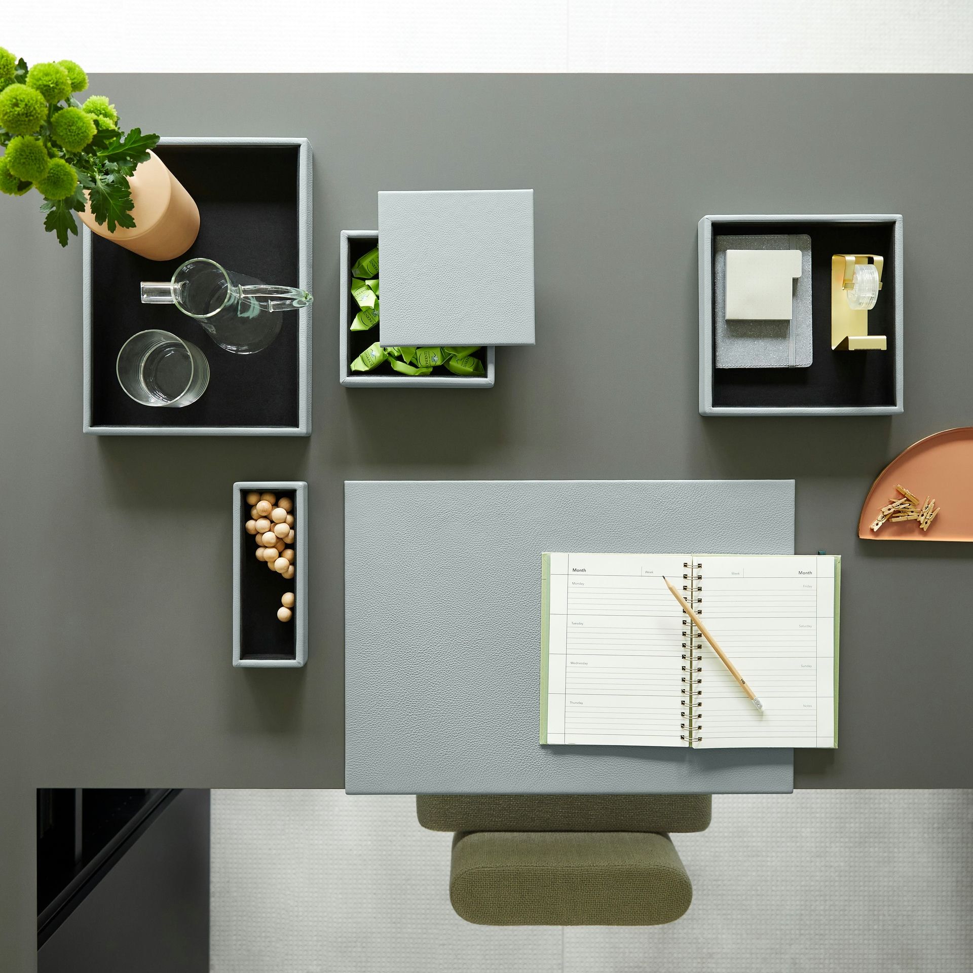 Кожаный лоток для документов EGLOOH Афина ARCH-00007159 - Вид №9