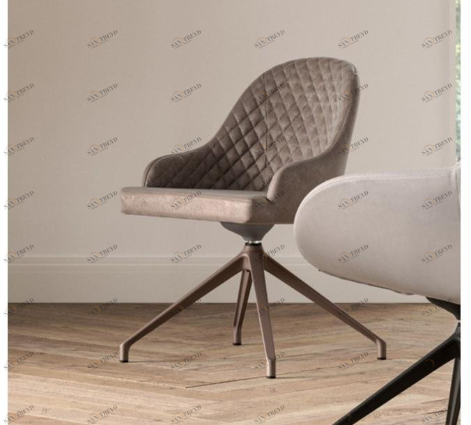 Ozzio Italia Мягкое вращающееся кресло с тафтинговым покрытием  S461 