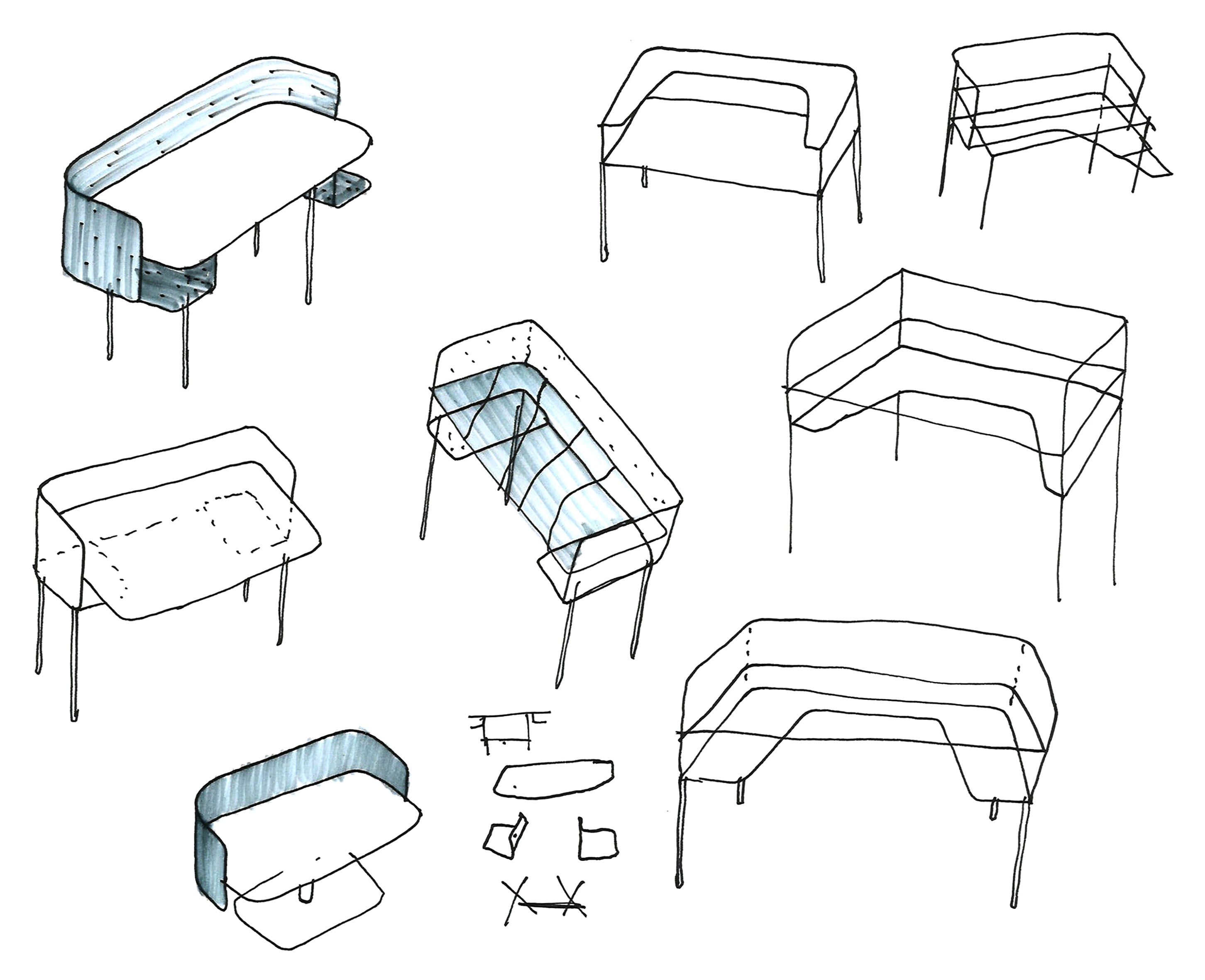 Тканевое кресло Andreu World IN OUT OFFICE SF2250 ARCH-00002766 - Вид №4