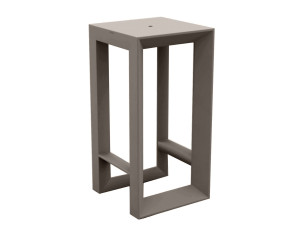 Высокий квадратный стол из полиэтилена