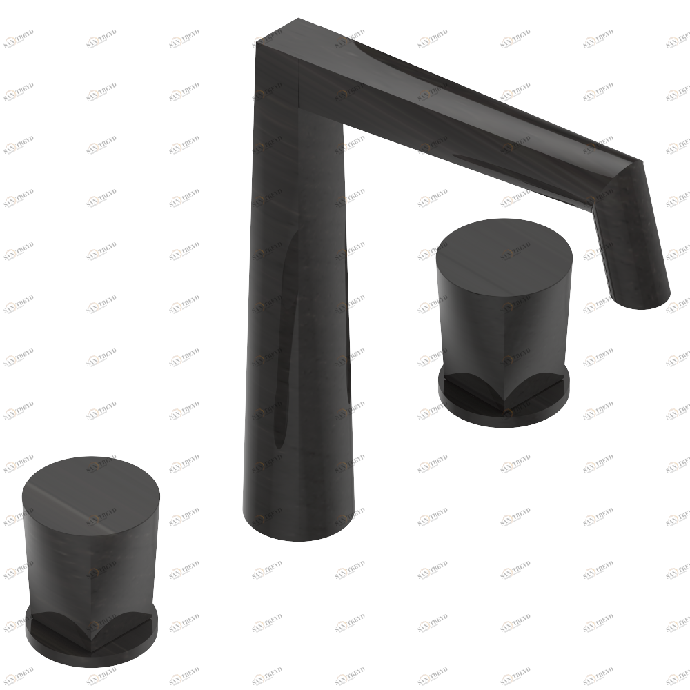 G6A-2151 НЕ РЕКОМЕНДУЕТСЯ ИСПОЛЬЗОВАТЬ смеситель на 3 отверстия с донным клапаном Thg-paris Metamorphose Покрытие PVD бронза G6A 2151 CAT.F