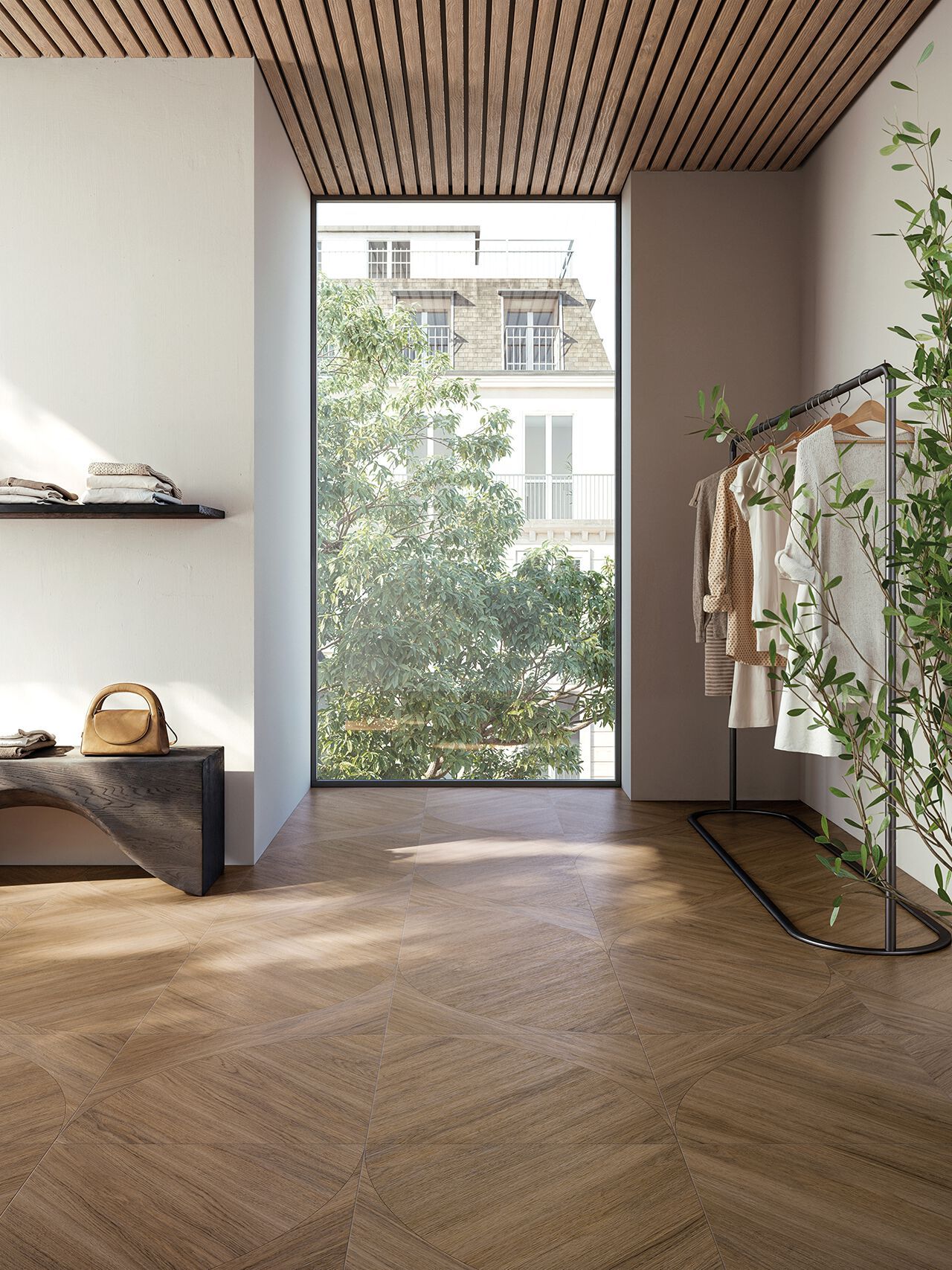 Пол / облицовка керамогранита под дерево Ceramiche Refin Wood Look ARCH-00064684 - Вид №5