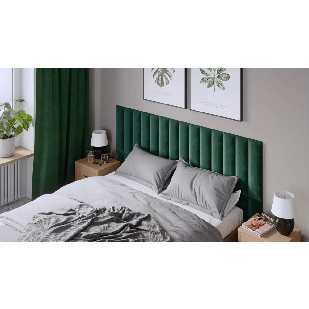 Панель тканевая Vilo 150x600 мм цвет серый Santreyd STLM-2068647 - Вид №3