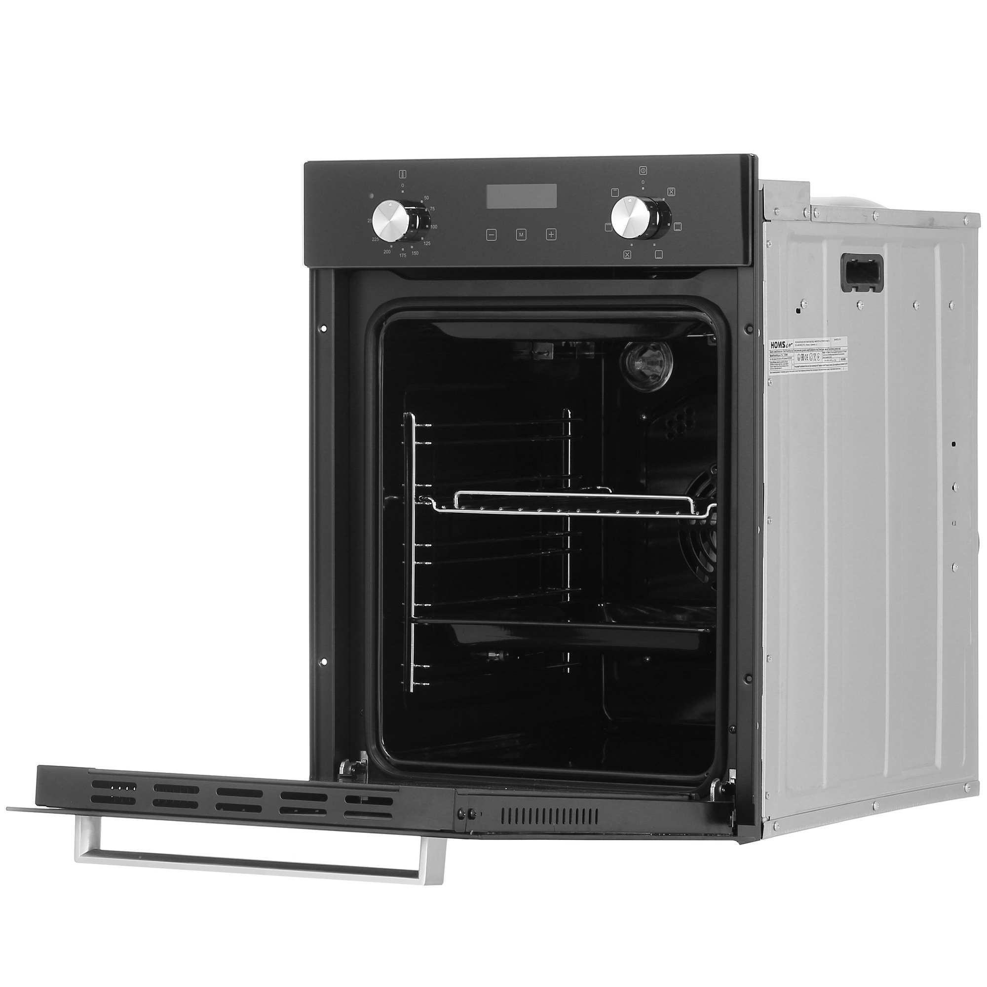 8160930 Электрический духовой шкаф HOMSair OEM451BK черный STDN-0048643 - Вид №4