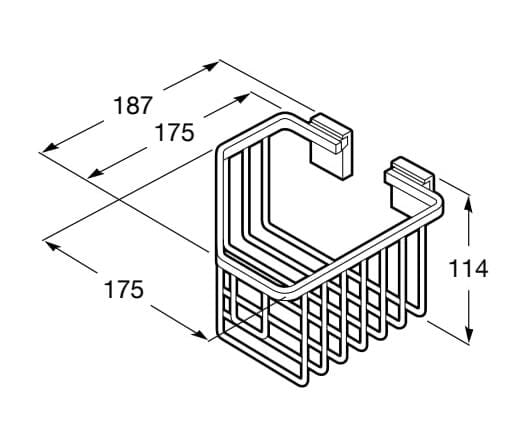 Металлический держатель дозатора Roca Рубик ARCH-00028366 - Вид №5