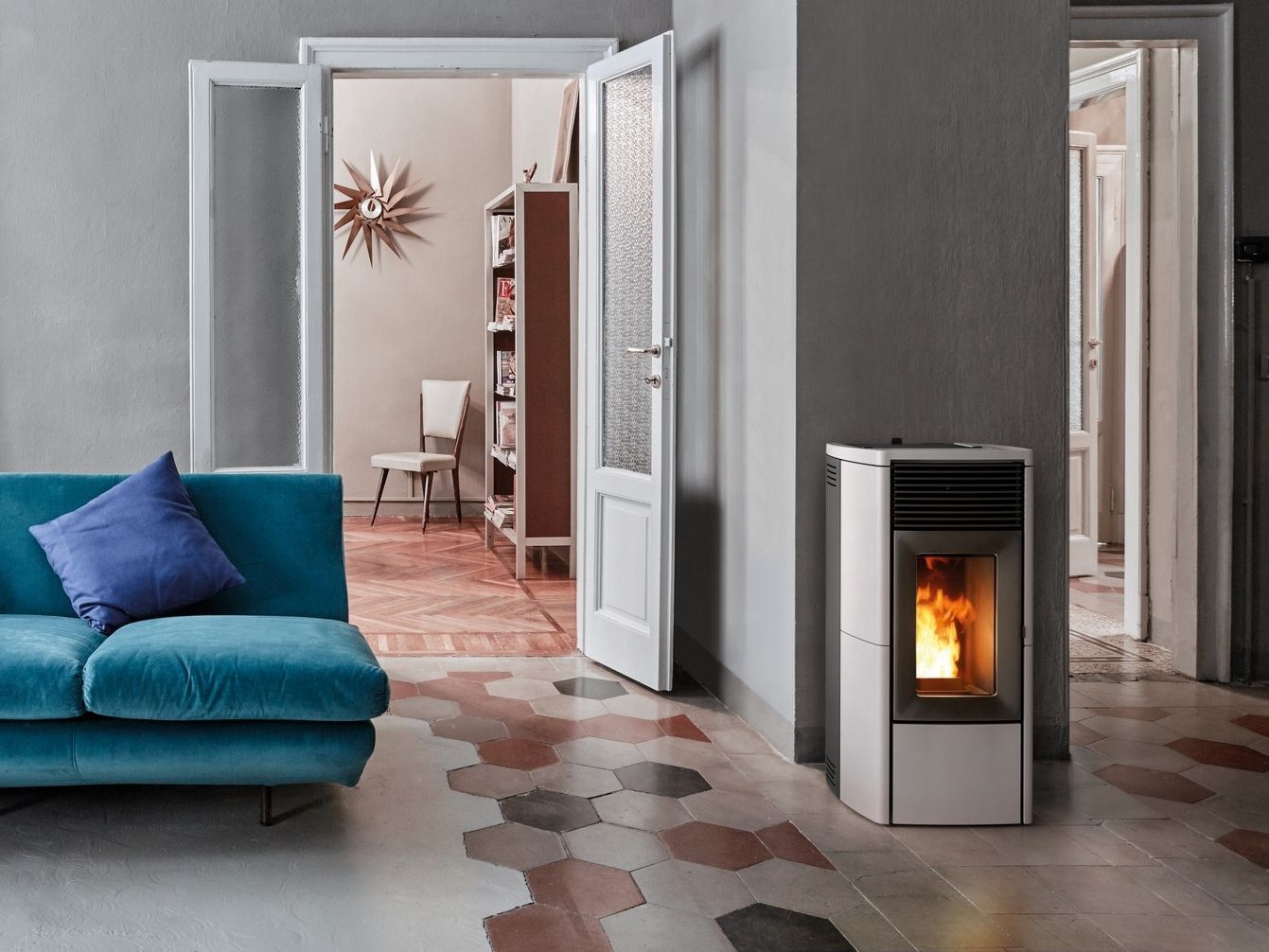 Керамическая пеллетная печь MCZ STAR ARCH-00105487