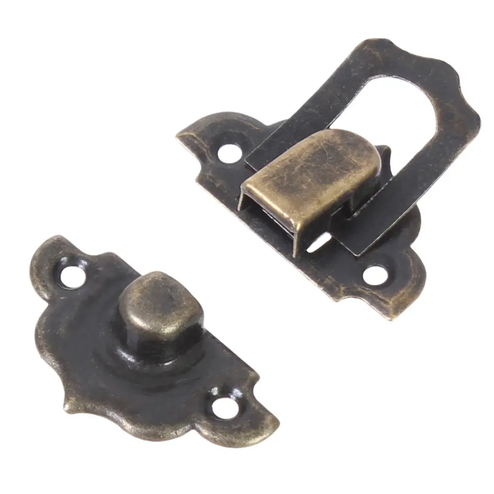 Замок для шкатулок 30х30 мм, цвет бронза ЛЕВША STLM-2086412 - Вид №2